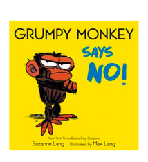 Penguin Randomhouse Grumpy Monkey Says No! Board Book