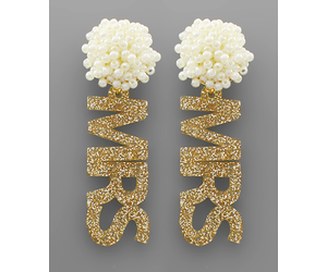 Golden Mrs. Earrings Golden Mrs. Earrings
