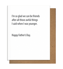 Pretty Alright Goods Dad Friends - Father's Day Card
