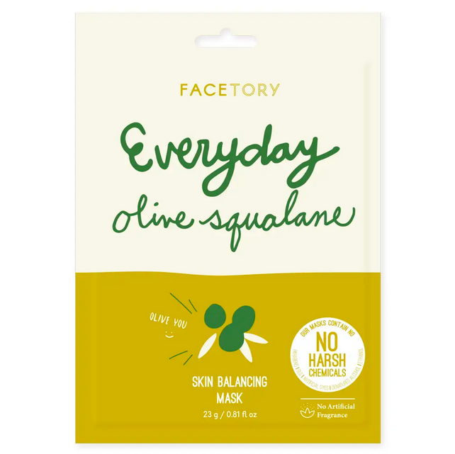 FaceTory Everyday, Olive Squalane Skin Balancing Mask