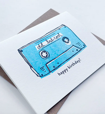 Steel Petal Press Cool Mixtape Birthday Card