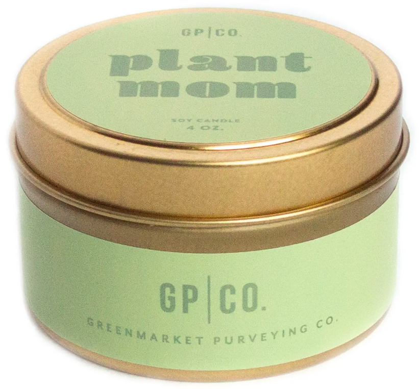 GP Candle Co. Plant Mom Tin Candle