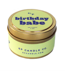 GP Candle Co. Birthday Babe Tin Candle