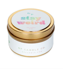 GP Candle Co. Stay Weird Tin Candle