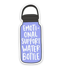 Brittany Paige Emotional Support Water Bottle Sticker