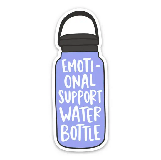 Brittany Paige Emotional Support Water Bottle Sticker