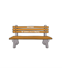 Brittany Paige Baltimore Bench Sticker