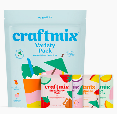 Craftmix Variety Pack Drink Mixers - 12 Pack