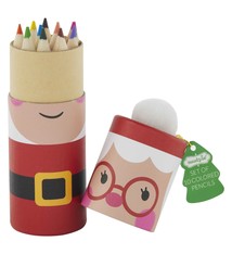 Mud Pie MRS CLAUS COLORED PENCILS