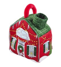 Mud Pie Christmas House Plush Set