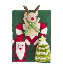Mud Pie Christmas Finger Puppet Set