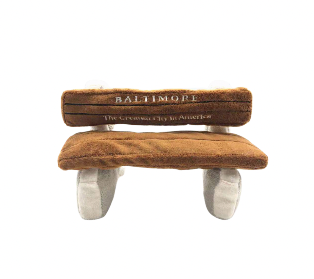 Dogs of Charm City Baltimore Bench Dog Toy