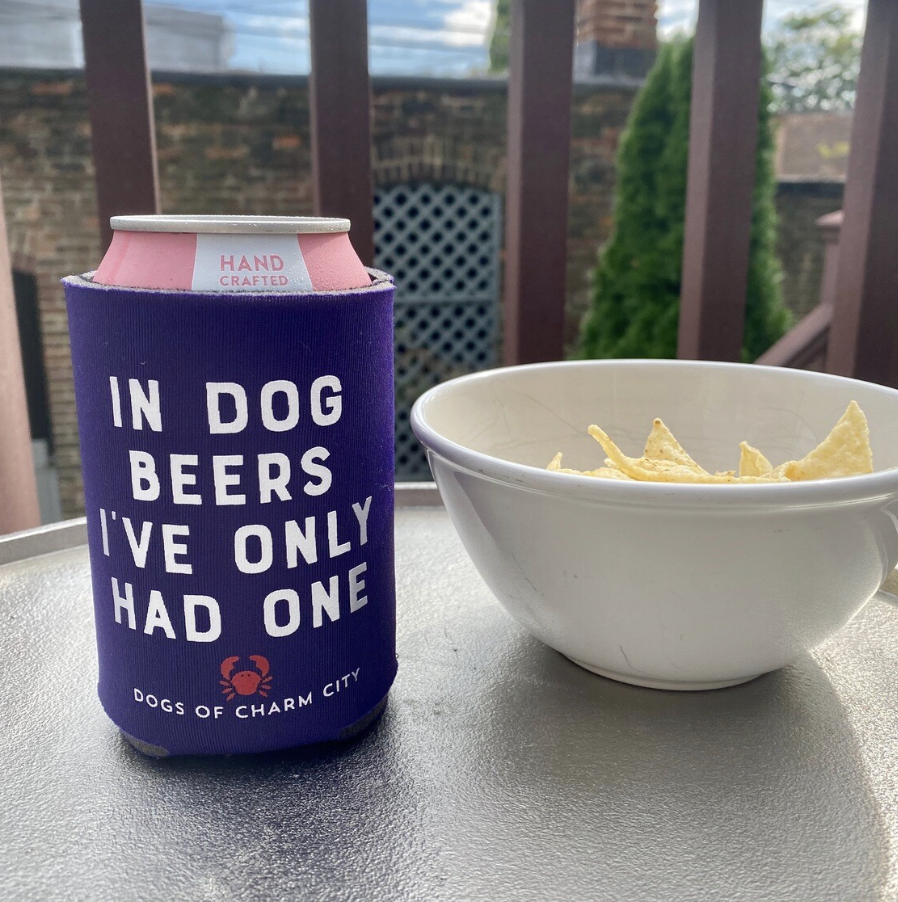 Dogs of Charm City In Dog Beers Koozie