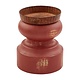 Mud Pie SMALL SHORT DISTRESED CANDLESTICK