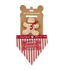 Mud Pie FAV YELPER TOY BANDANNA SET