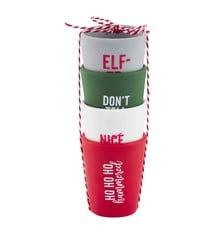 Gnome Christmas Wine Glass Set, Mud Pie