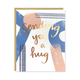 Row House 14 Sending You a Hug Rose Gold Foil Card