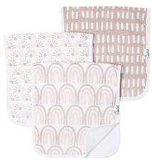 Copper Pearl Burp Cloth Set Bliss