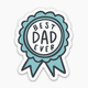 Brittany Paige Best Dad Ever Ribbon Sticker