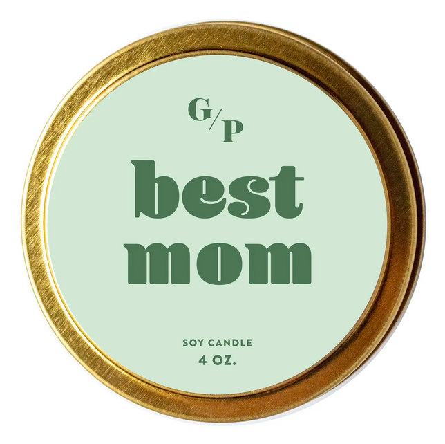 GP Candle Co. Best Mom Candle Tin