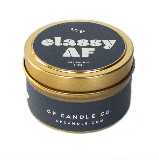 GP Candle Co. Classy AF Candle Tin