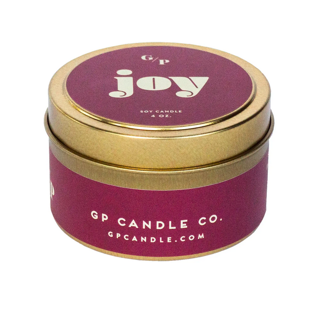 GP Candle Co. Joy Candle Tin