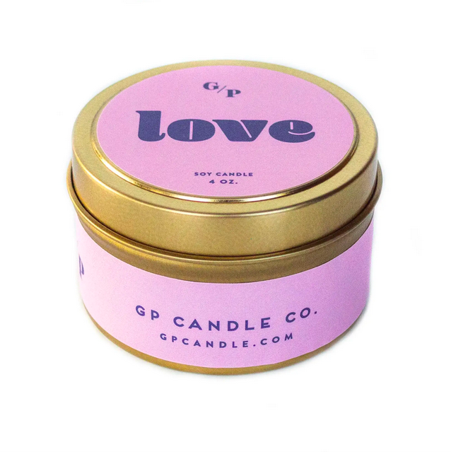 GP Candle Co. Love Candle Tin