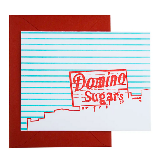 Tiny Dog Press Domino Sugars Card
