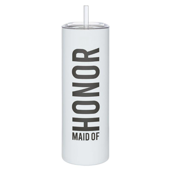 Creative Brands Skinny Tumbler - Maid of Honor