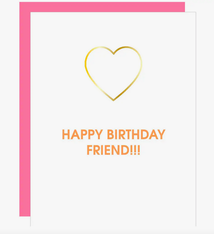 Chez Gagne Happy Birthday Friend Paper Clip Card