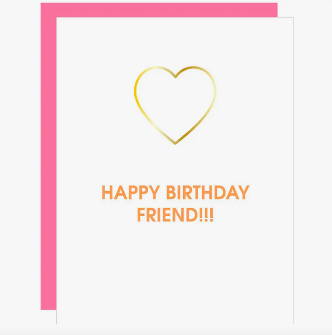 Chez Gagne Happy Birthday Friend Paper Clip Card