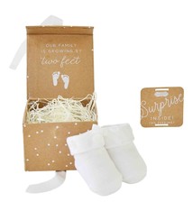 Mud Pie Sock Announcement Box