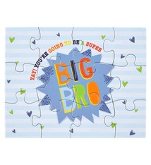 Mud Pie BLUE BIG BRO PUZZLE