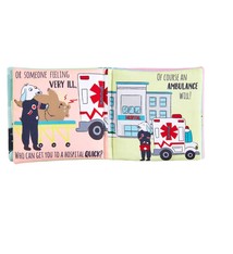 Mud Pie AMBULANCE BOOK AND TOY