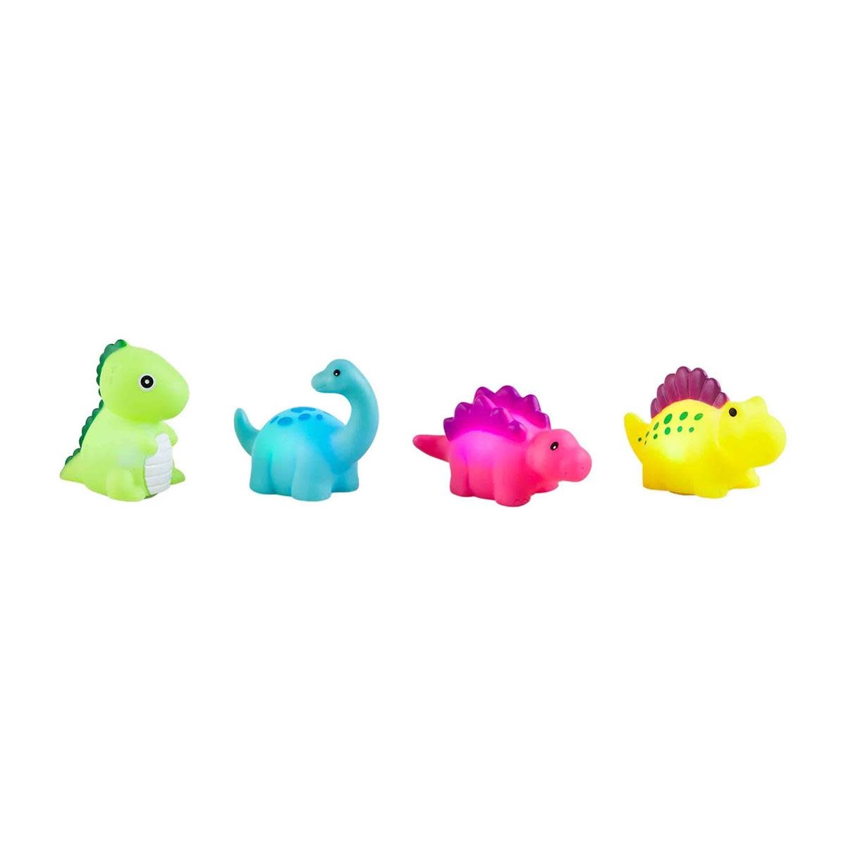 Mud Pie Dino Light-Up Bath Toy Set