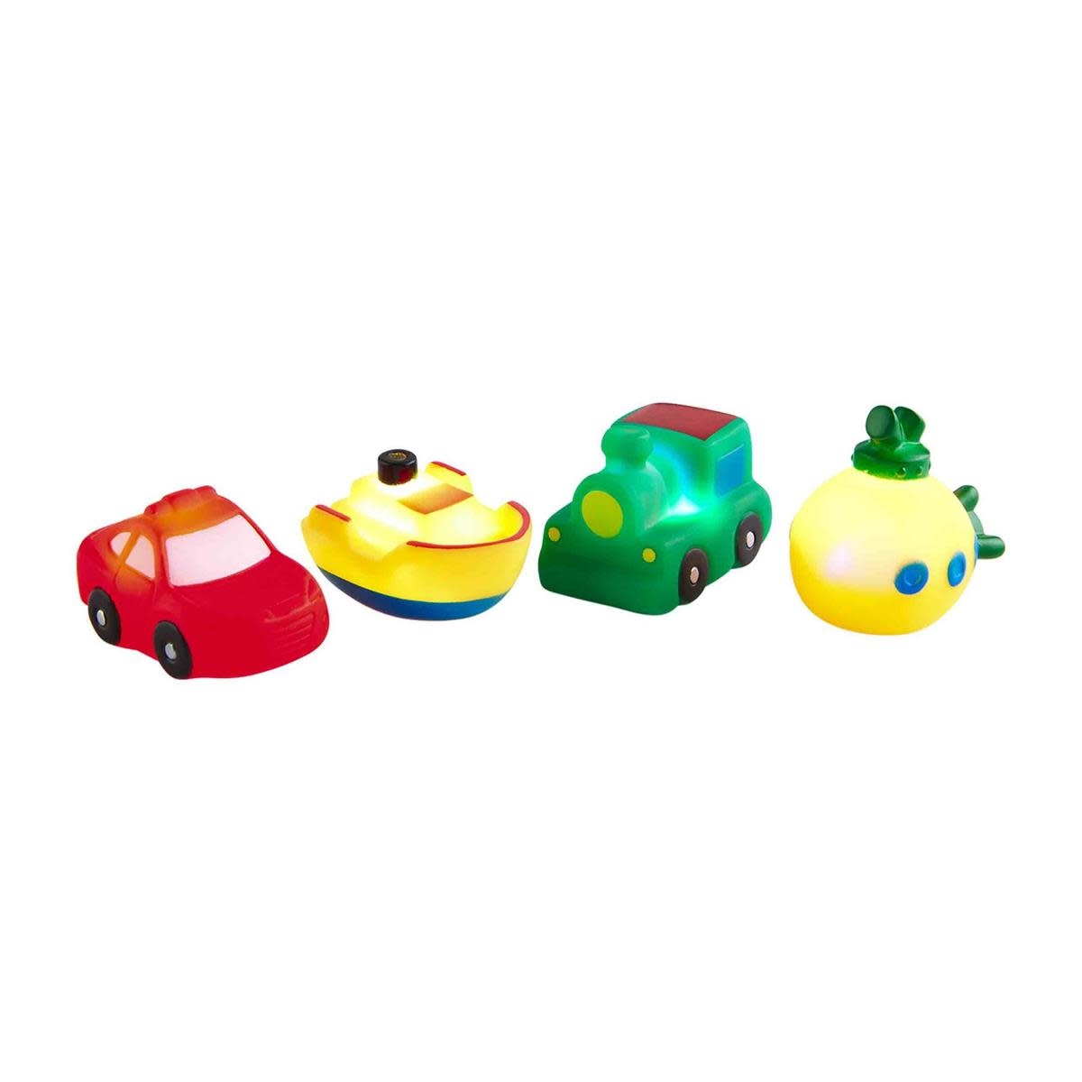 Transportation LightUp Bath Toy Set Best Day Ever