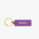 Golden Gems Badass Rectangle Keytag