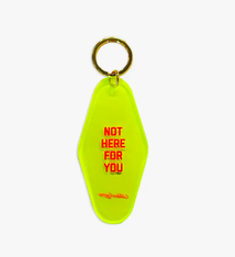 Golden Gems Not Here For You Motel Keytag
