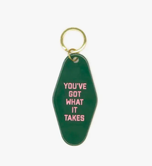Golden Gems You've Got What it Takes Motel Keytag