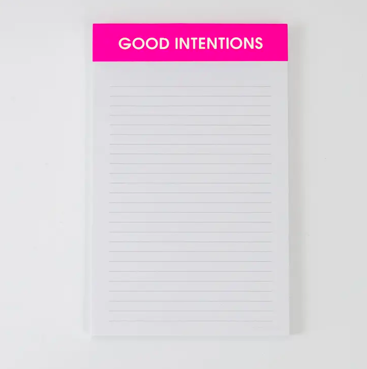 Chez Gagne Good Intentions Notepad