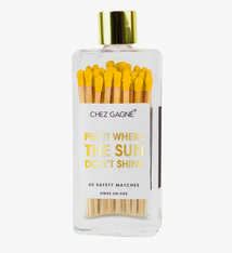 Chez Gagne Put It Where The Sun Don't Shine - Glass Bottle Matches