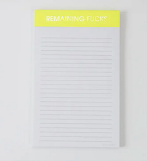 Chez Gagne Remaining Fucks Notepad
