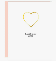 Chez Gagne Happily Ever After - Heart Paper Clip Card