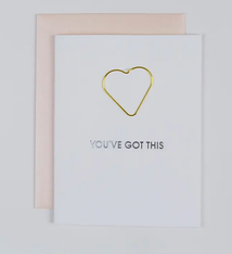 Chez Gagne You've Got This Paper Clip Card