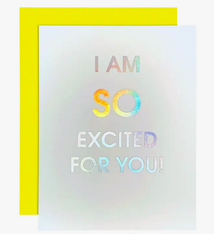 Chez Gagne So Excited For You Card