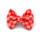 Banjo's Bows Checkered Love Dog Bow Tie