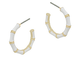 Golden Stella Bamboo Hoops