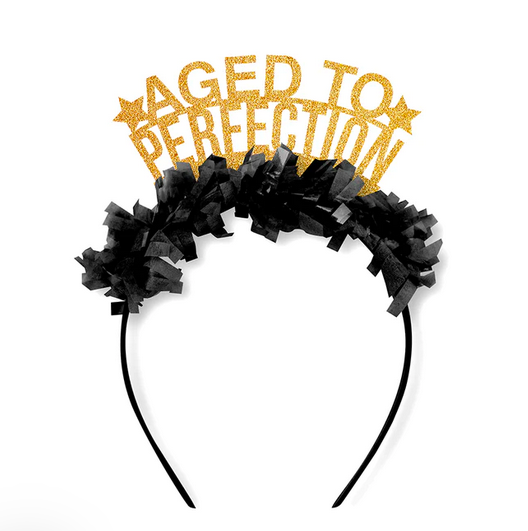 Festive Gal Aged to Perfection Party Crown