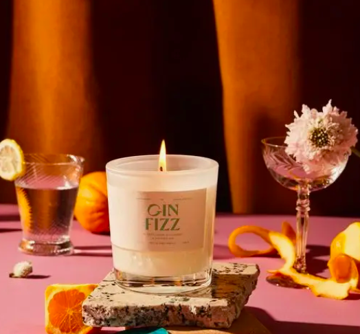 Rewined Gin Fizz  6 oz Candle