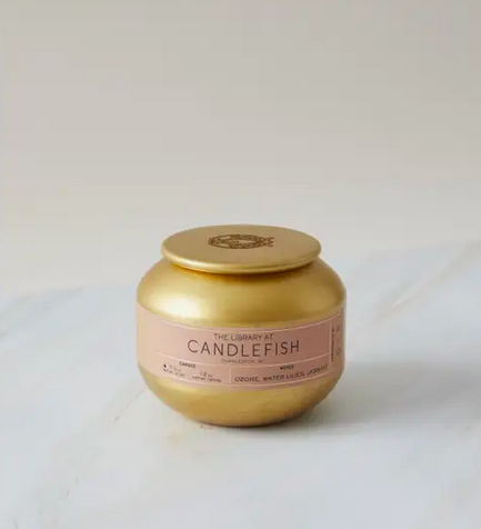 Candlefish No. 18 Gold Tin Candle 7.5 oz